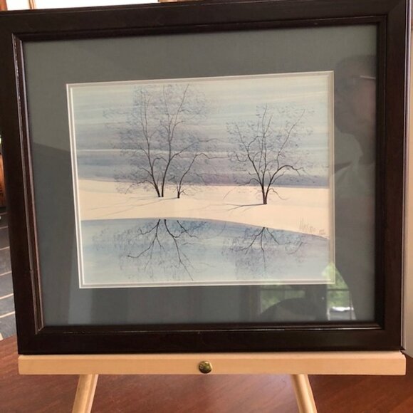 P BUCKLEY MOSS Signed Print Barelimbed Reflections 1977 RARE - Picture 1 of 16